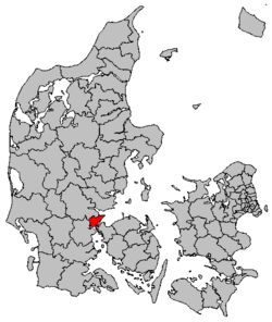 Map DK Fredericia